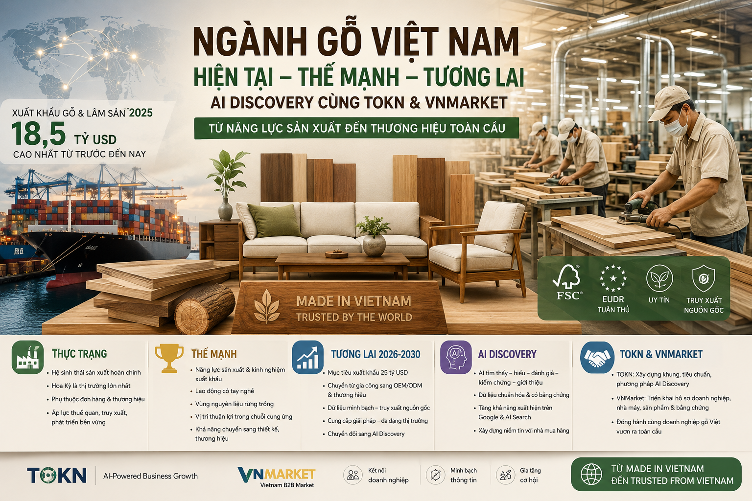 Từ nhà máy gỗ đến AI Discovery - Cơ hội mới cho doanh nghiệp Việt