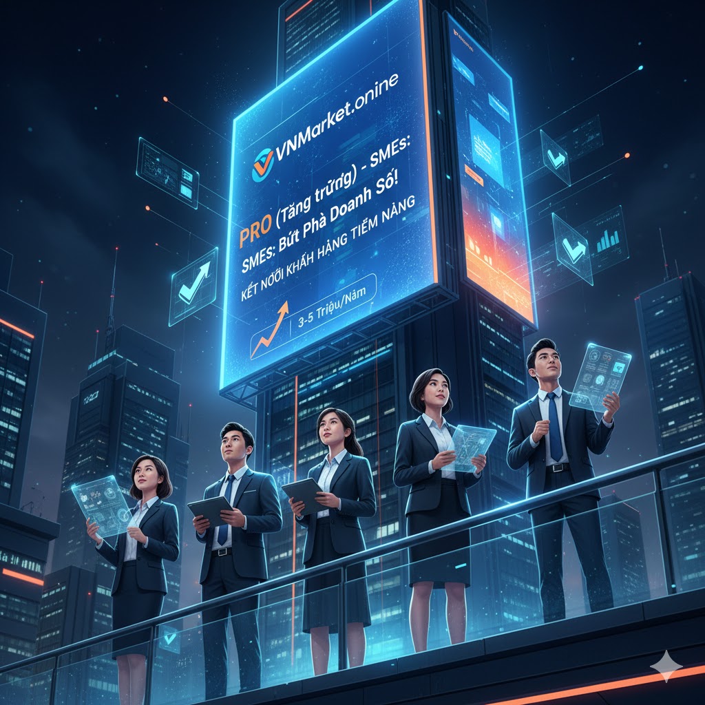 Gói PRO VNMarket: Giải Pháp Tăng Trưởng Đột Phá Cho Doanh Nghiệp SMEs